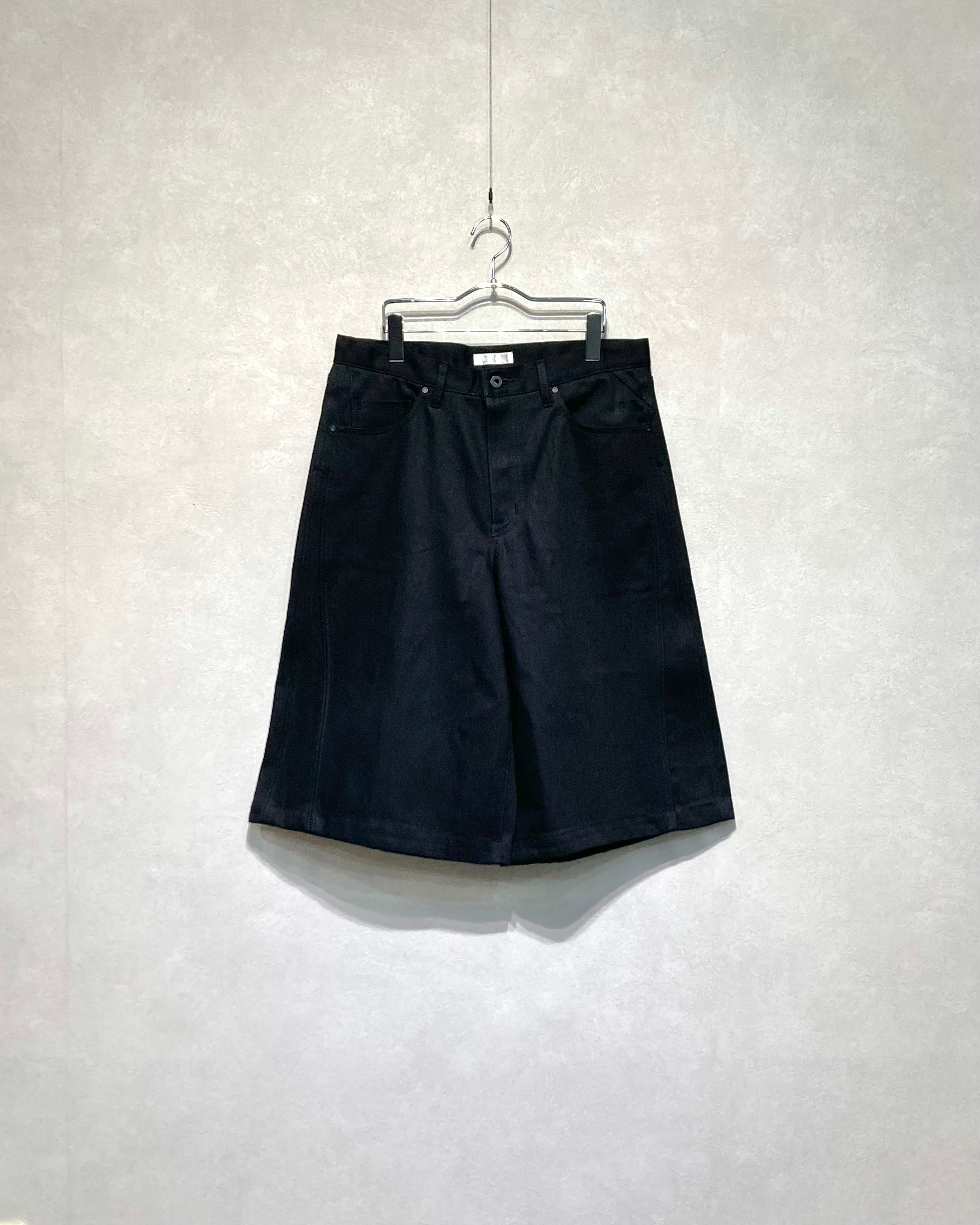 ROTOL / TRIPLE SEAMS 6P DENIM SHORTS - Black