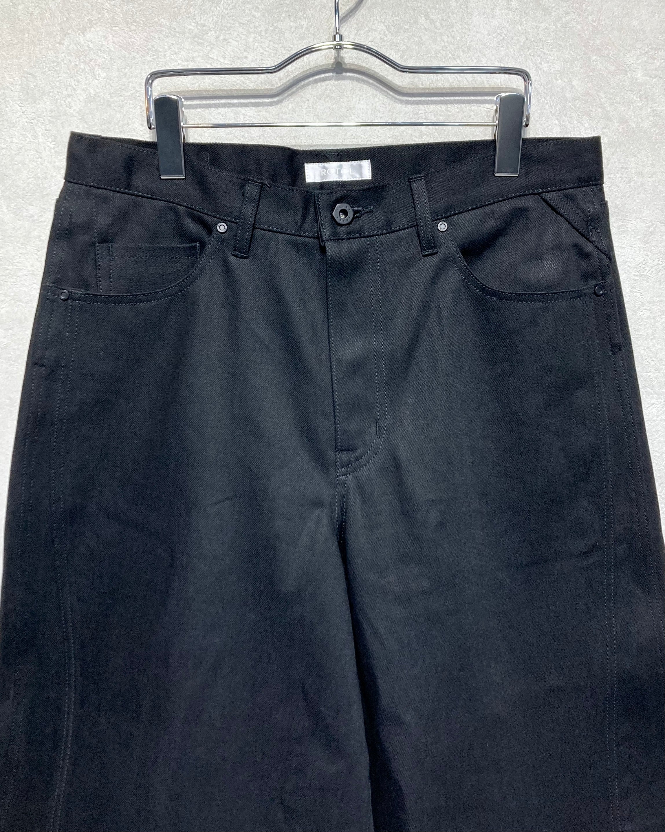 ROTOL / TRIPLE SEAMS 6P DENIM SHORTS - Black