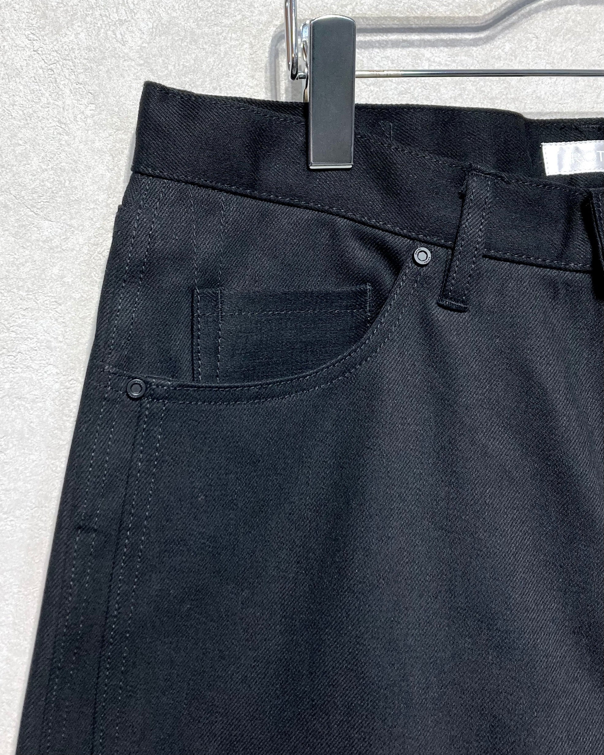 ROTOL / TRIPLE SEAMS 6P DENIM SHORTS - Black