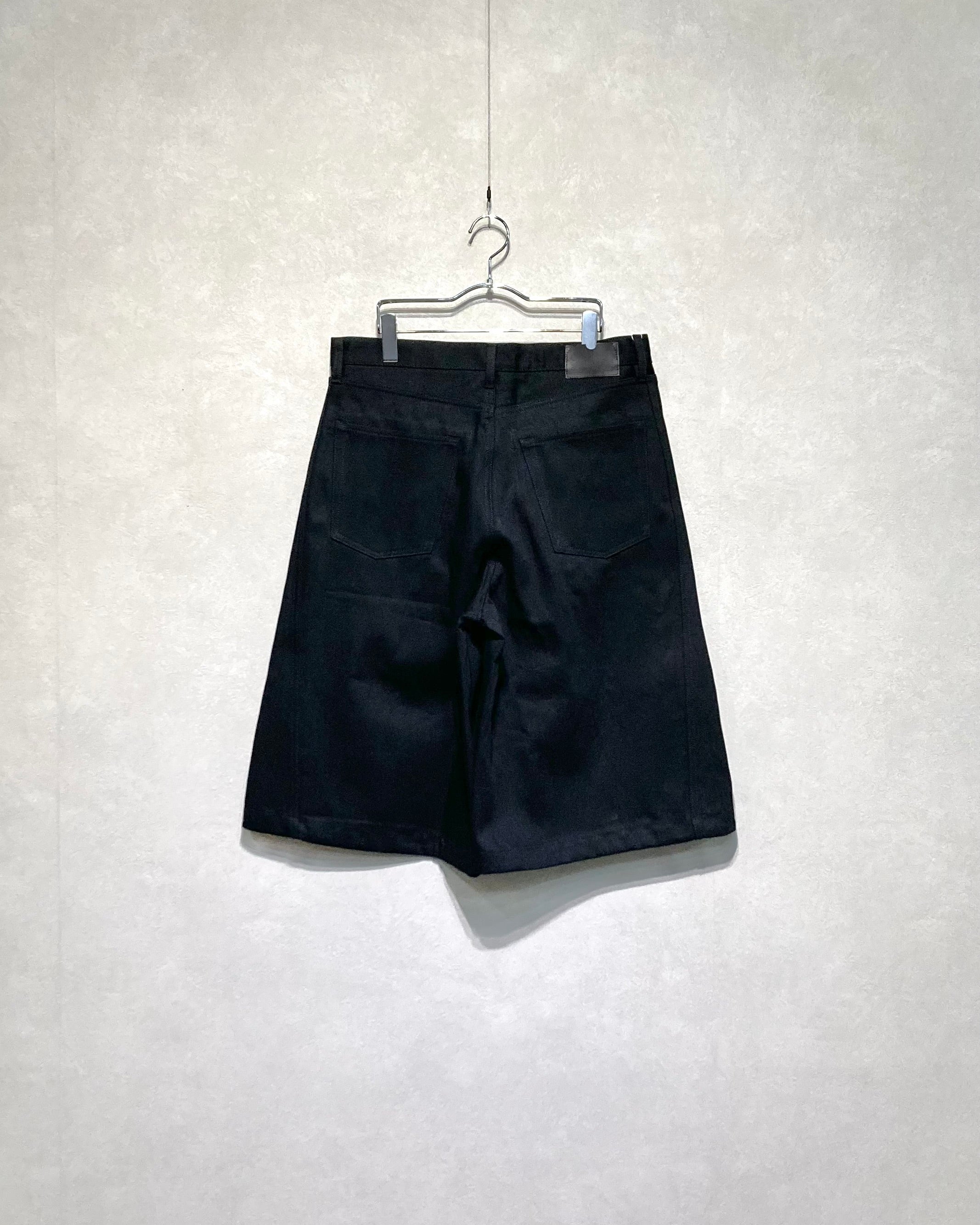 ROTOL / TRIPLE SEAMS 6P DENIM SHORTS - Black