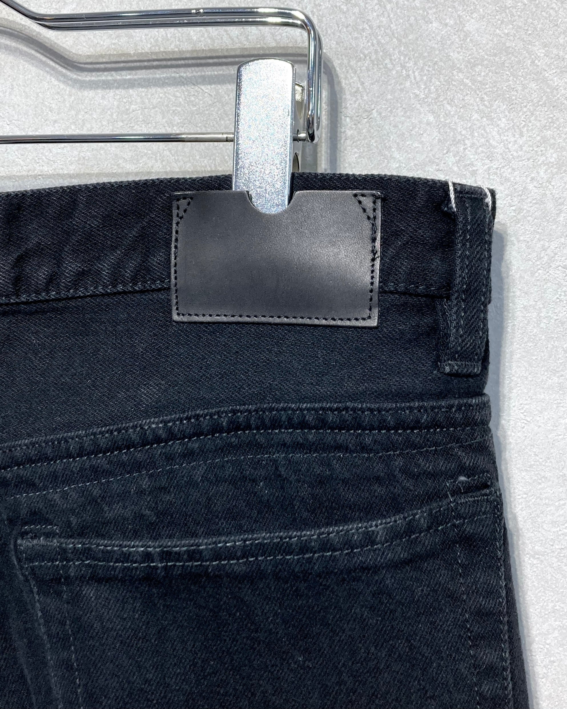 ROTOL / 6P SLIM STRAIGHT DENIM DAMAGE - Black