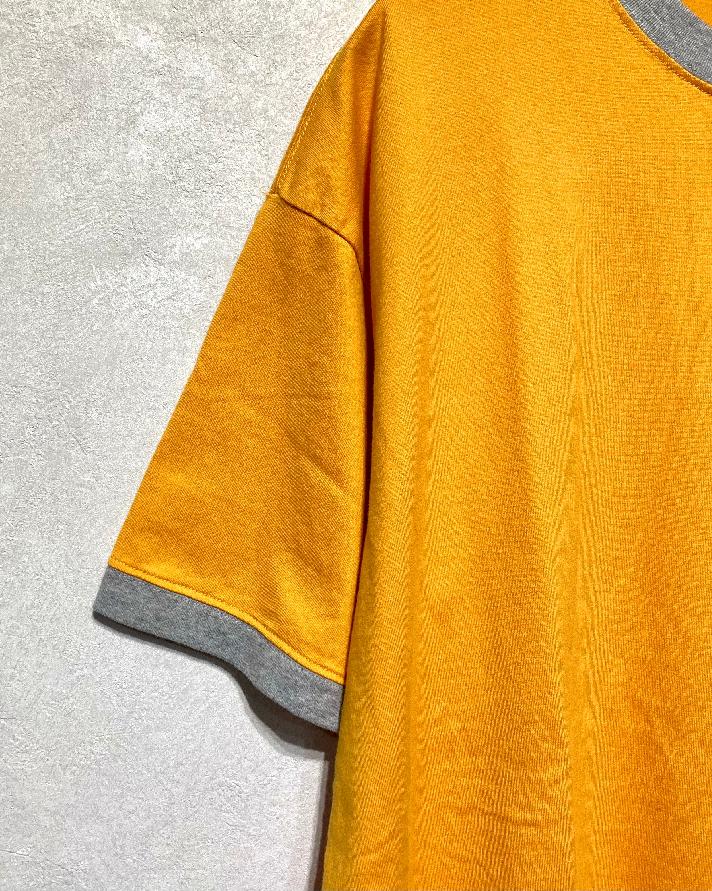 ISSUETHINGS / TYPE108/Cut&sew/Bicolor - Gray×yellow – my brain is