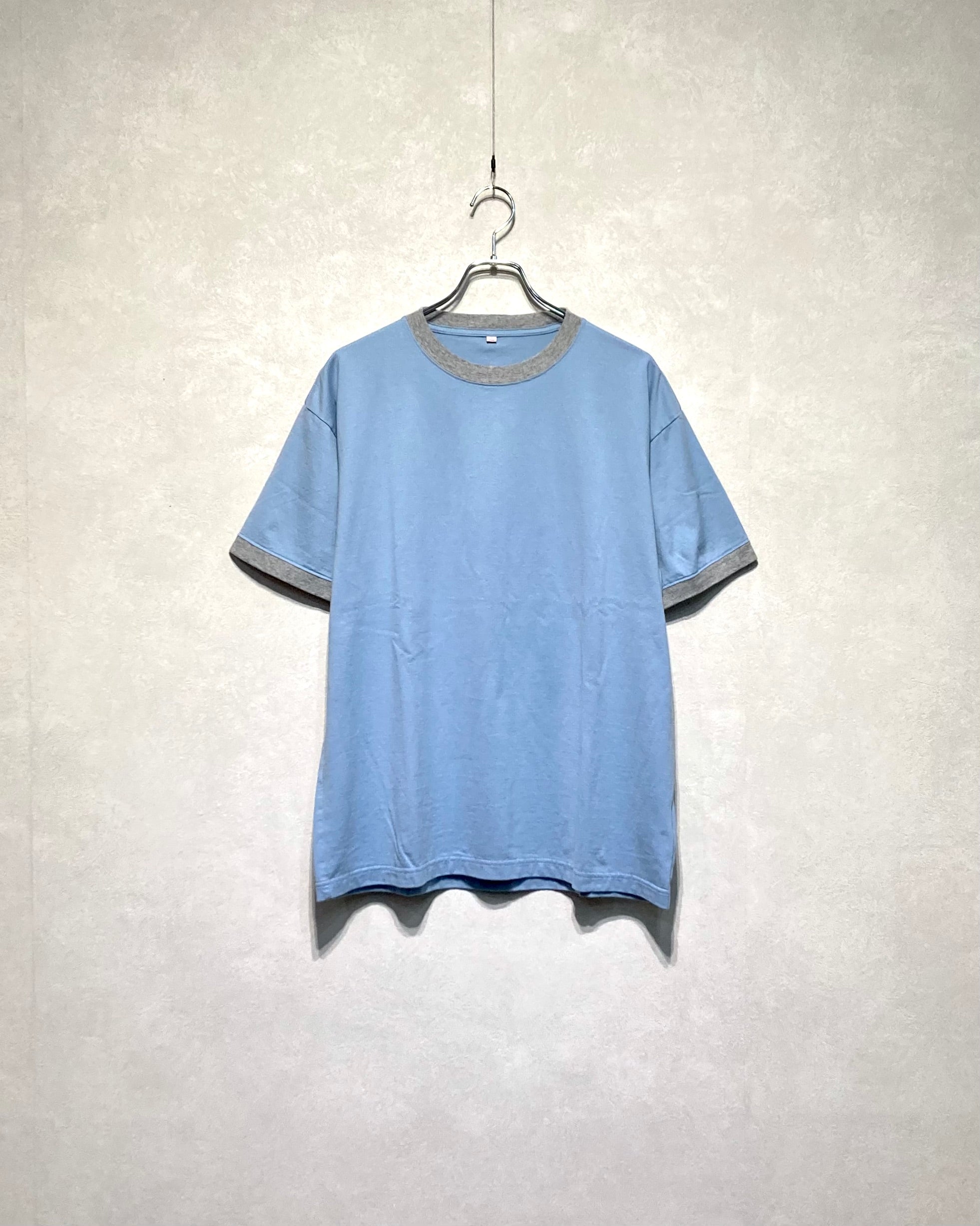 ISSUETHINGS / TYPE108/Cut&sew/Bicolor - Gray×light blue – my brain