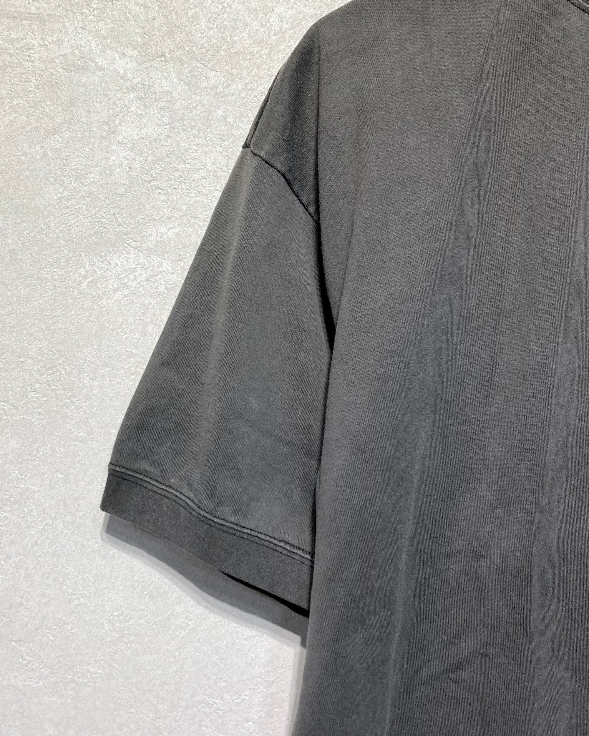 ISSUETHINGS / TYPE108/Cut&sew/Stamp - Black