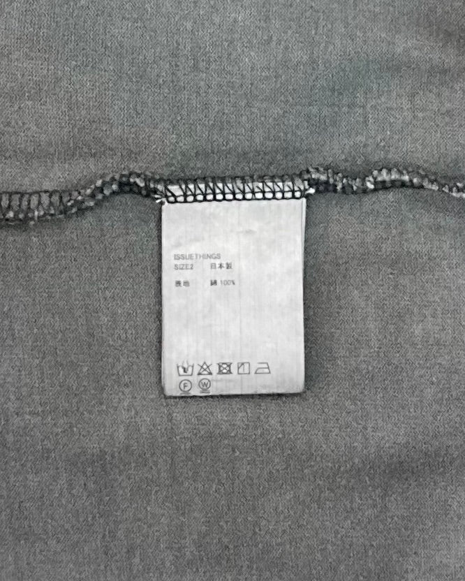 ISSUETHINGS / TYPE108/Cut&sew/Stamp - Black