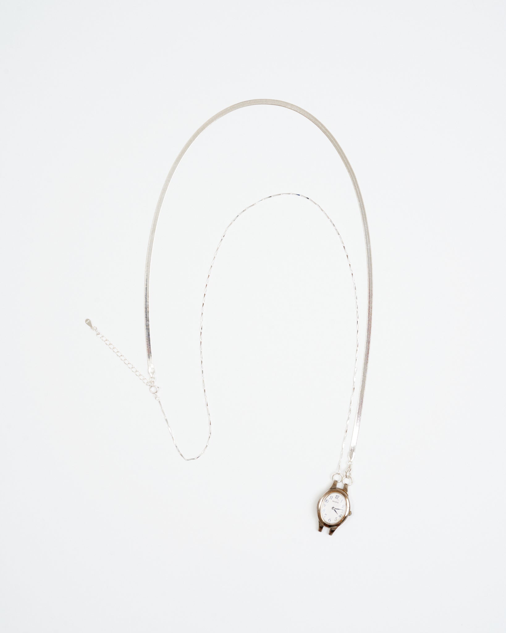 HIDAKA / TINY WATCH NECKLACE - Long