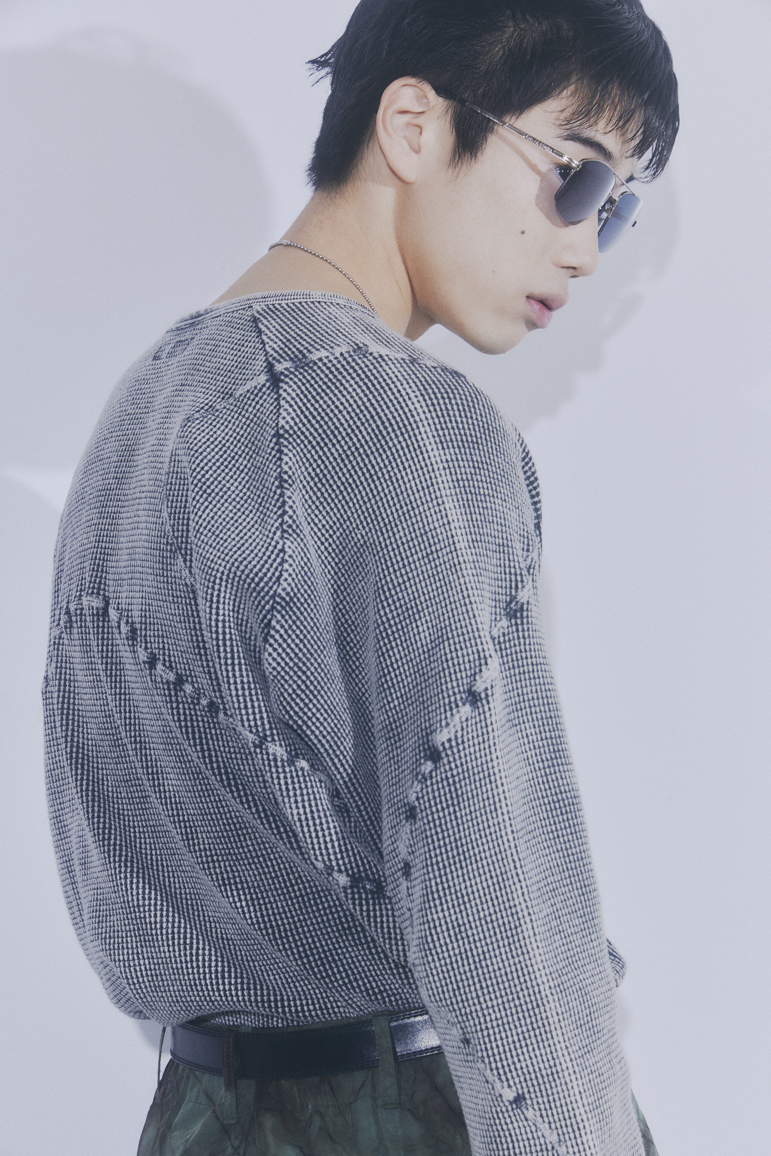 ROTOL / X LONG SLEEVE TEE - Charcoal