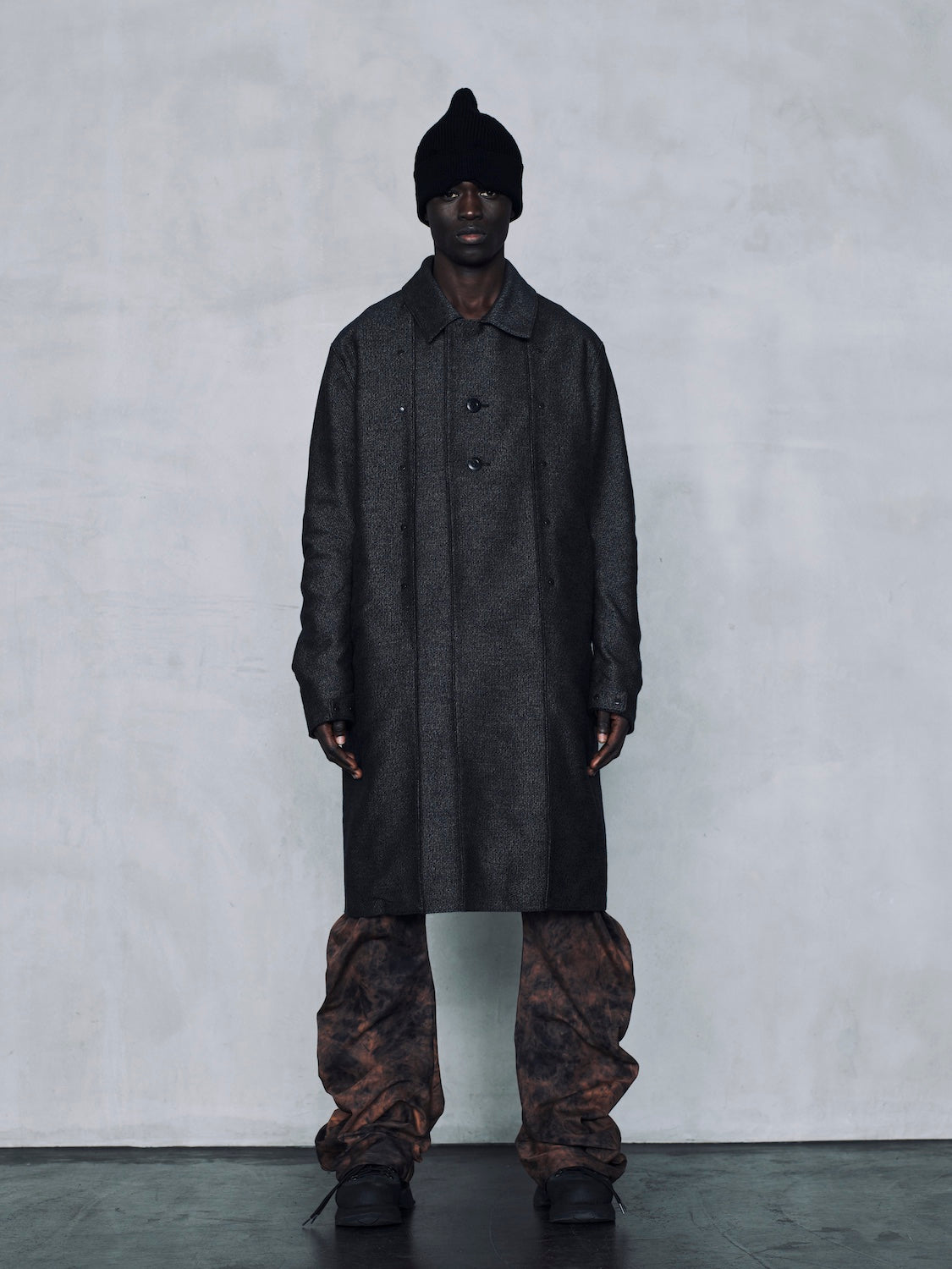 OPPOSE DUALITY / MAC COAT COTTON - Gray