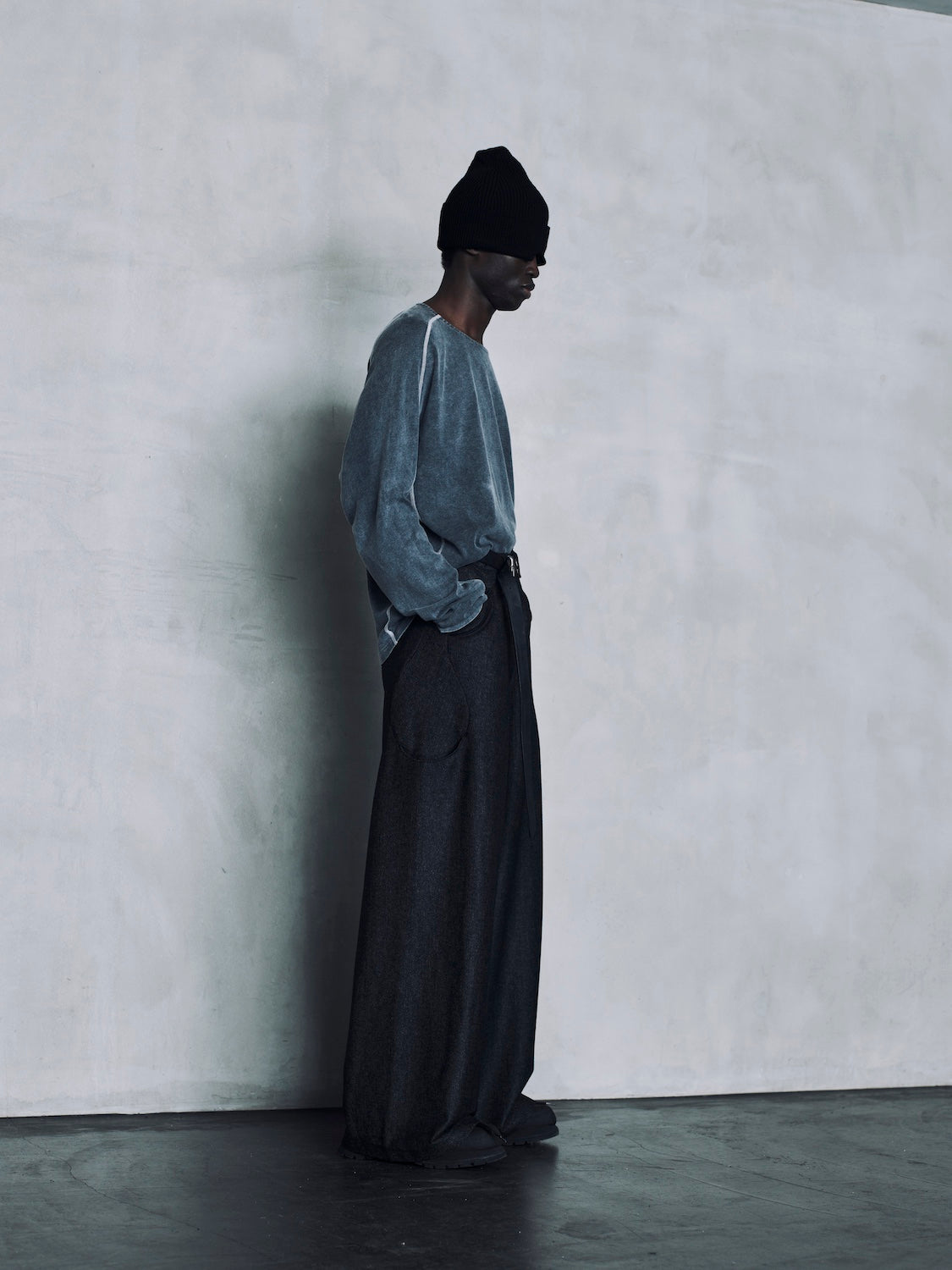 OPPOSE DUALITY / LONG SLEEVE T-SHIRTS WASH - Gray