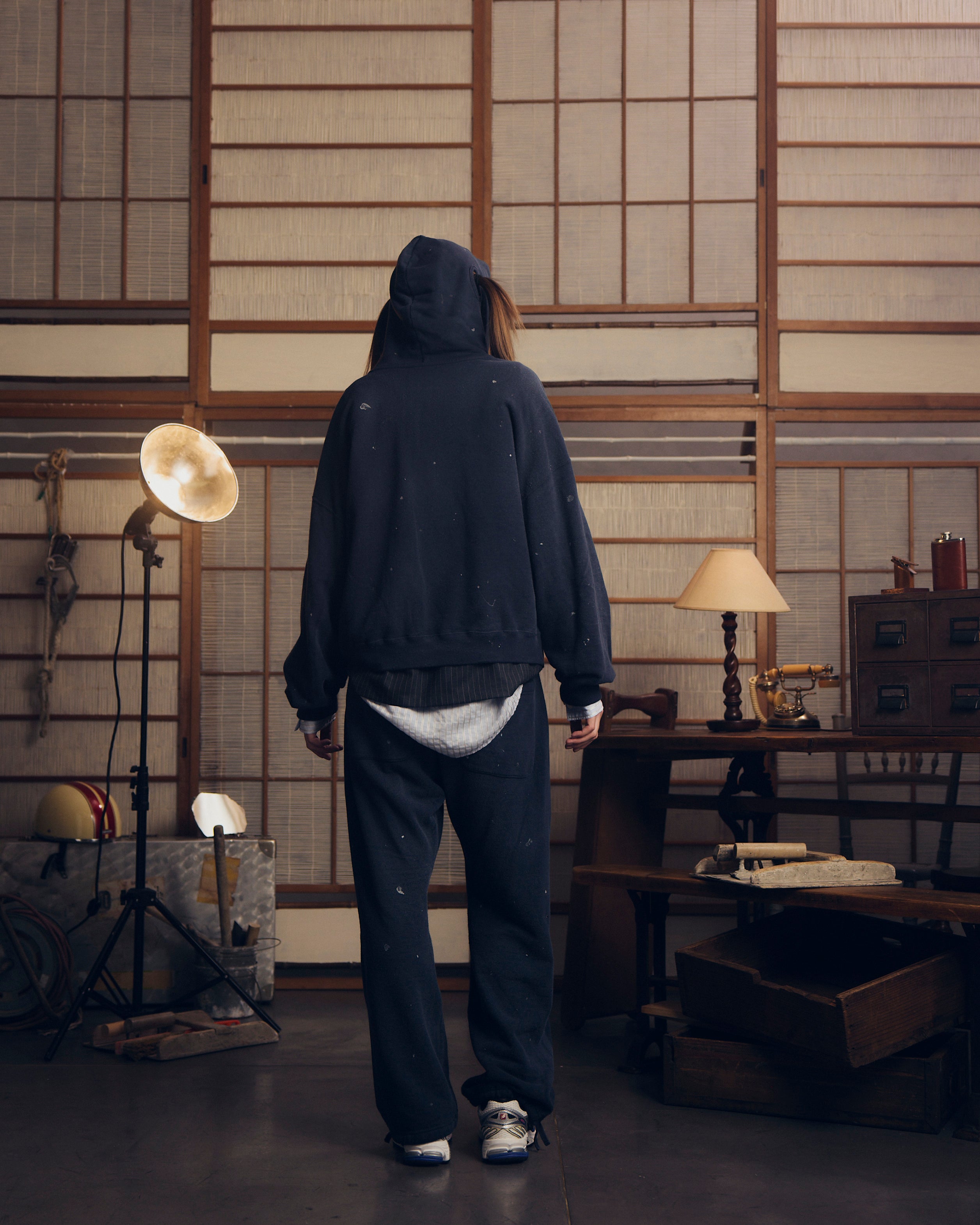 REFOMED / FRESH MAN SWEAT PANTS - Navy